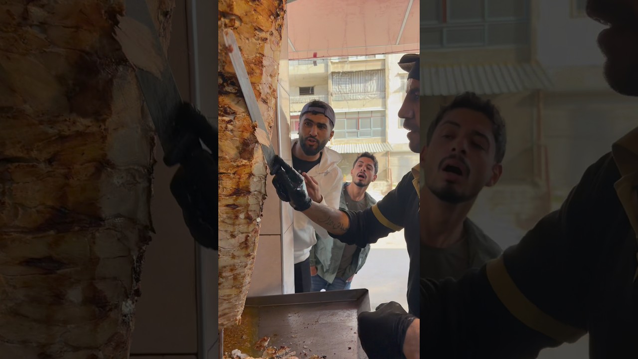 بياع شاورما غبي😅)نزار الحموي #shorts