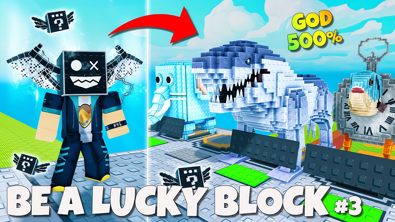 OP BANGET!! Update Alien Lucky Block & SQUALO CAVALLO God Brainrot 👽🗿👽 | Be a Lucky Block Indonesia