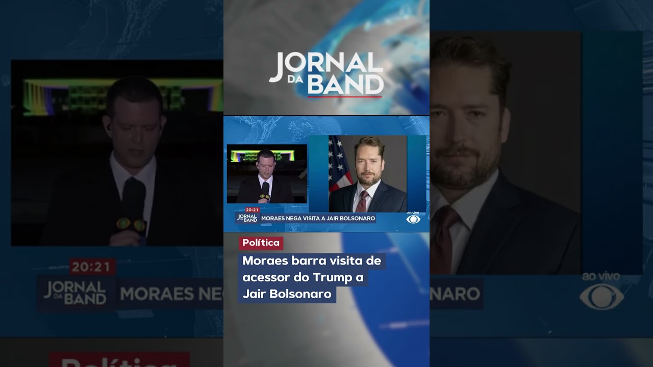 Moraes barra visita internacional a Bolsonaro | Jornal da Band