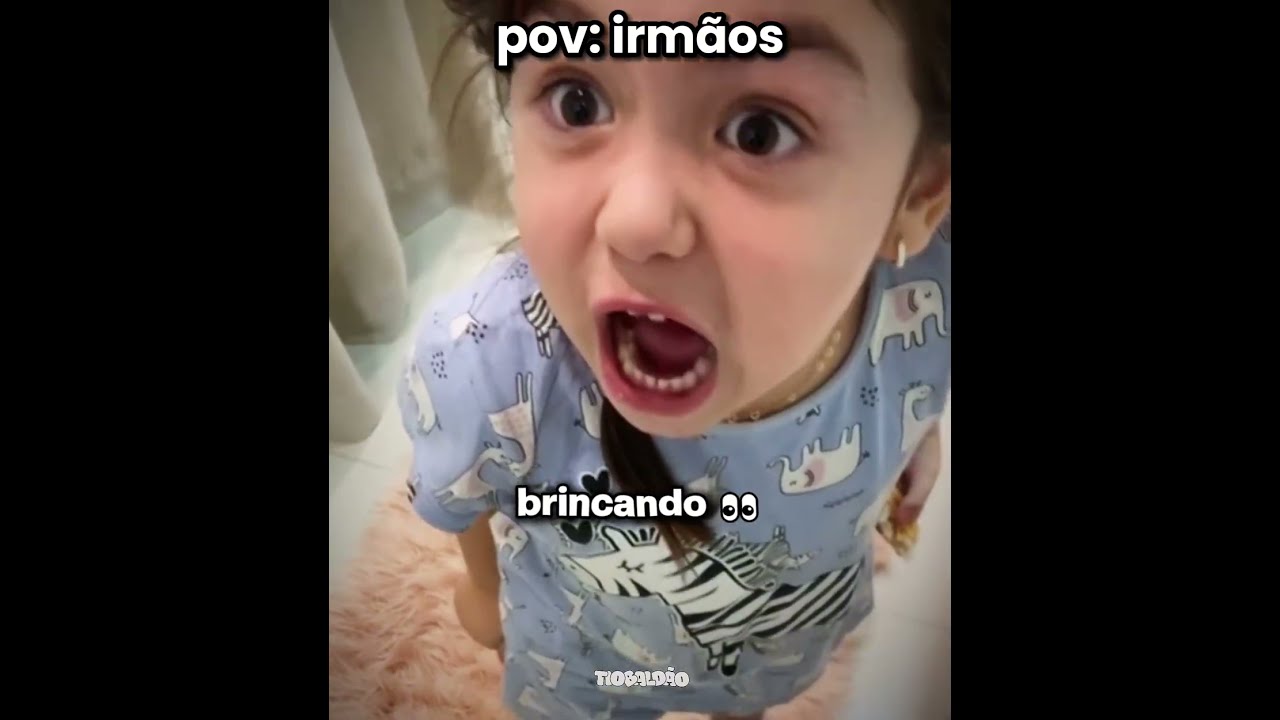 ela chamou a irmã de dente podre kkkkk l #humor #engraçado #irmãos #shorts