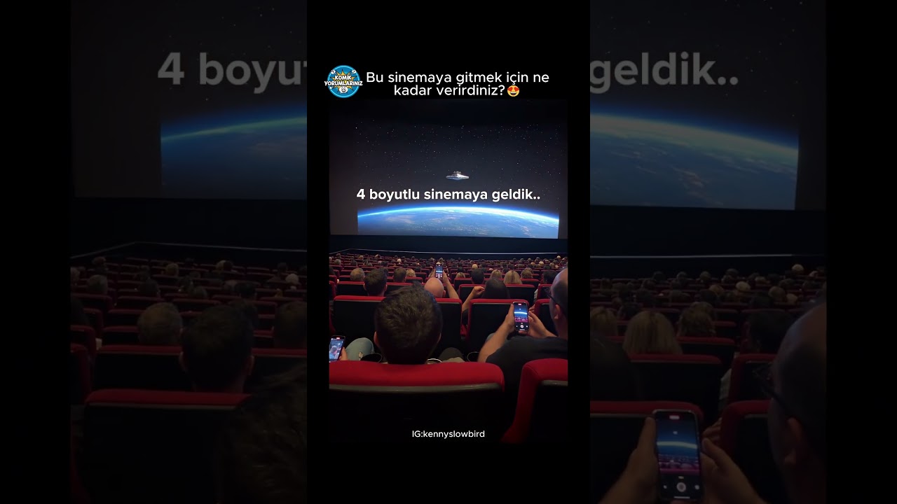 Çok gerçekçi olmuş 😱 4 Boyutlu sinemaya gitmek