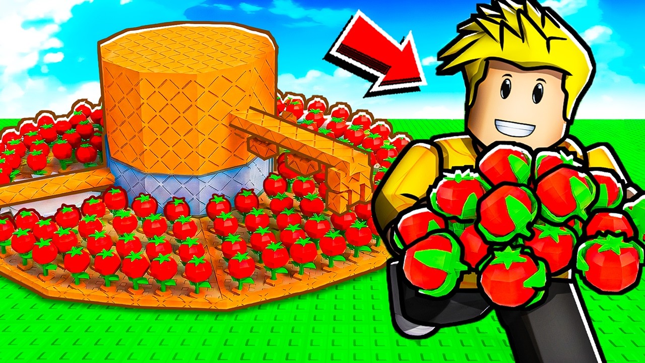 بنيت أكبر مزرعة دائرية في روبلوكس! 😱🪴🚜