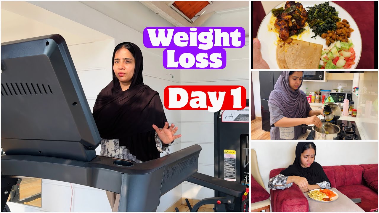 Day 1 Of My Weight Loss Journey 😍 | Eating Healthy 🥬 | No Sugar Diet 🍛 