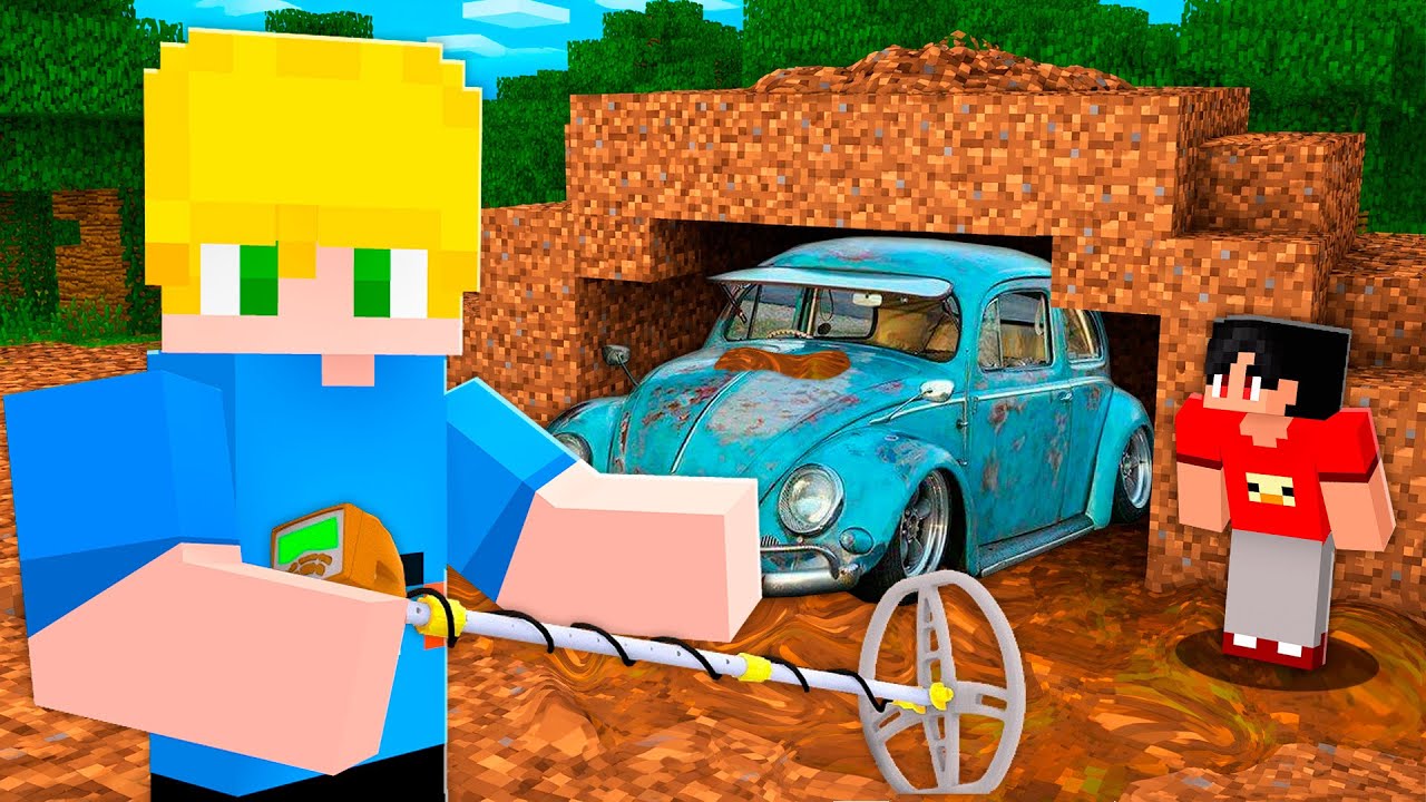 Encontramos um CARRO ABANDONADO no Minecraft!
