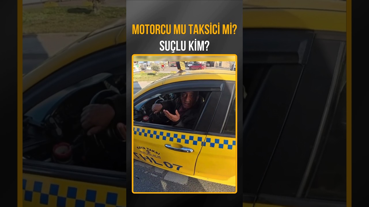 Taksici Bir Hamle Yaptı, Ortalık Karıştı!
