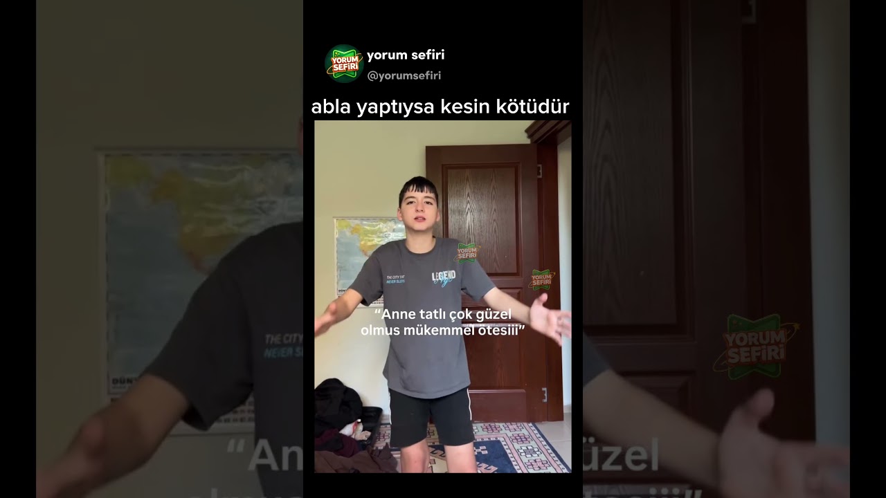 abla yaptıysa kesin kötüdür😅