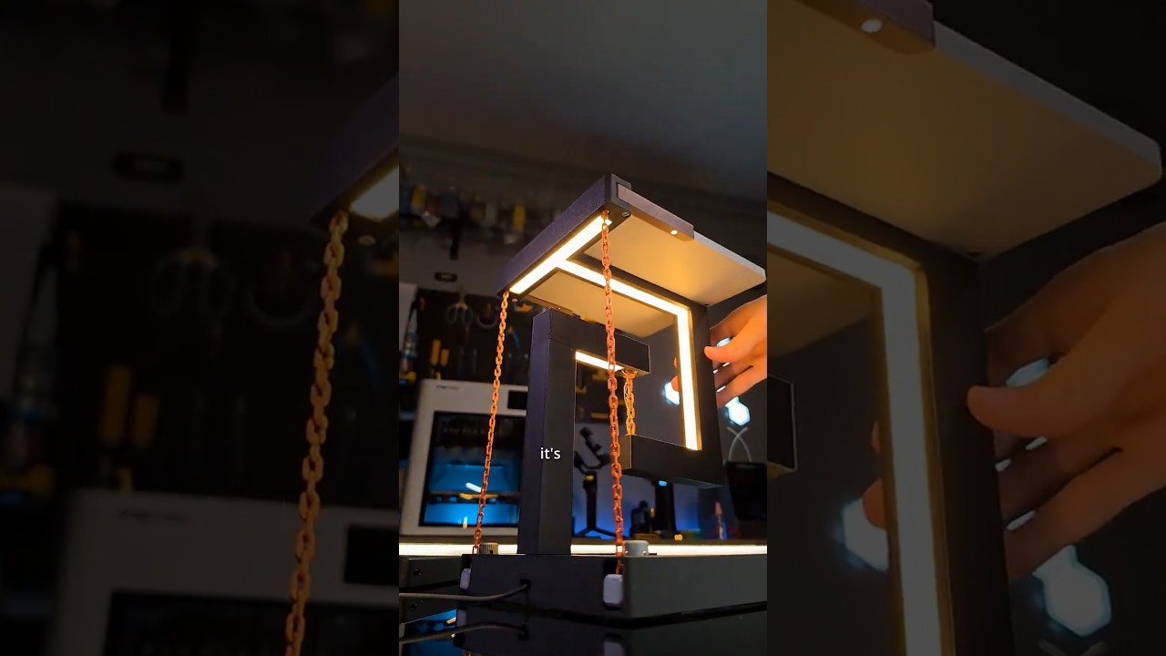 3D printed table that "knows" gravity #3dprinting