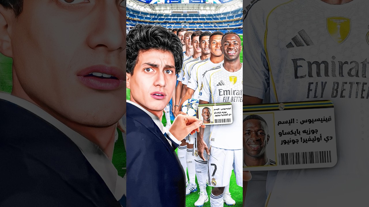 الاسماء الحقيقه للاعبين ريال مدريد