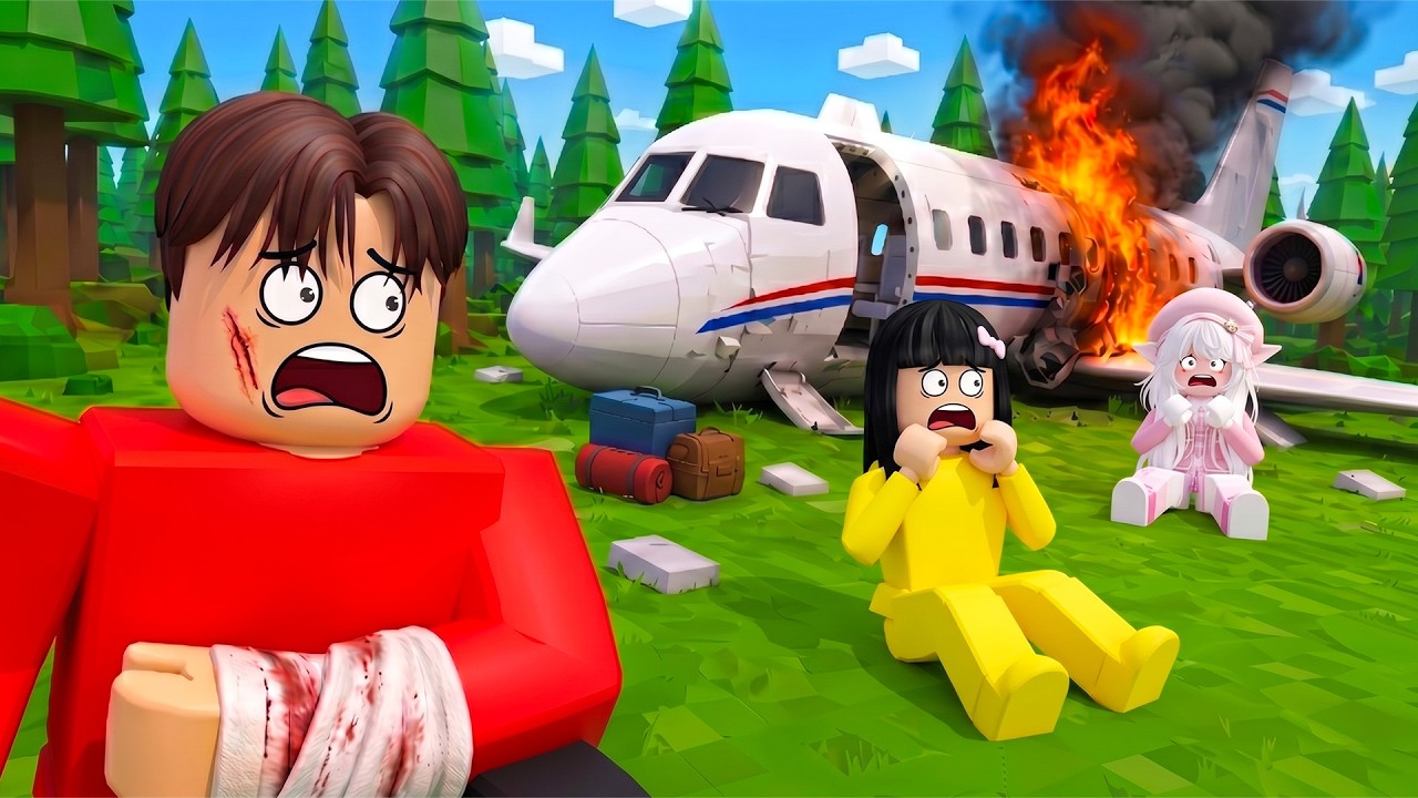 Yuta Mio Liburan Naik Pesawat Tapi Malah Jatuh Dan Meledak! | ROBLOX