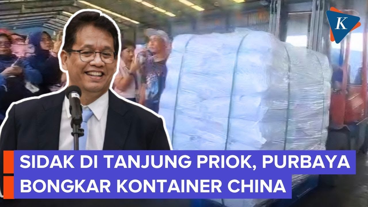 Menkeu Purbaya Sidak Tanjung Priok, Bongkar Peti Kemas dari China