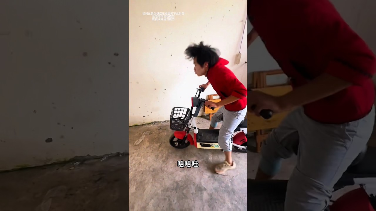 Adam motorla şov yaptı