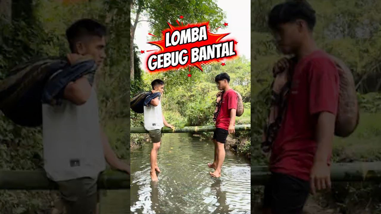 Kalian ikutan lomba gebug bantal ga #comedy #viral #shorts #wakotu