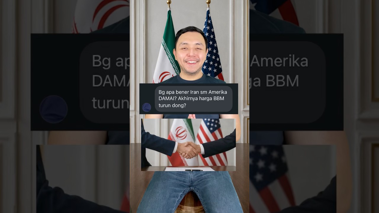 Iran dan Amerika DAMAI jadinya harga BBM turun? #shorts