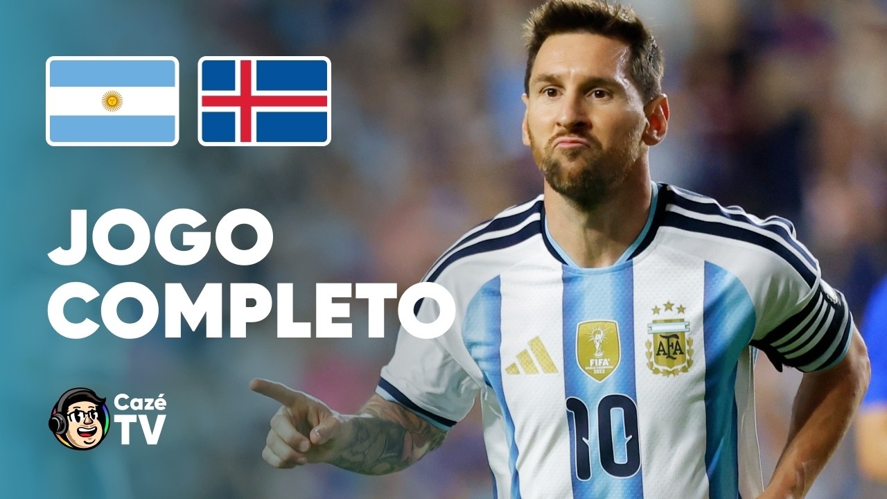 JOGO COMPLETO: ARGENTINA X ISLÂNDIA | AMISTOSOS PRÉ-COPA DO MUNDO 2026