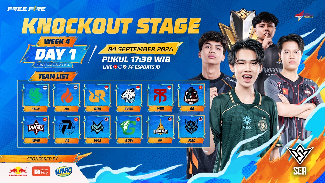 [ID] FFWS SEA 2026 FALL | Knockout Stage - Week 4 Day 1