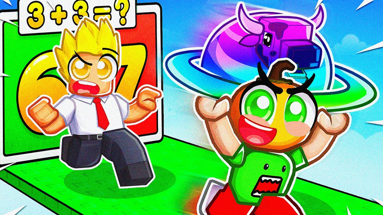 Sinirli Matematik Öğretmenimin Sorularını Tamamlayarak Brainrotları Çaldım! ➕ | Roblox