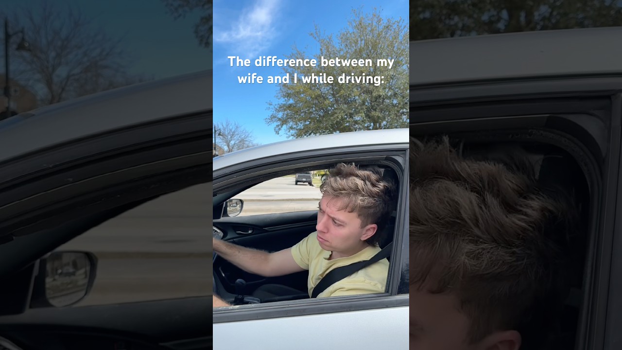 The Difference Between My Wife And I Driving #couples #marriedlife