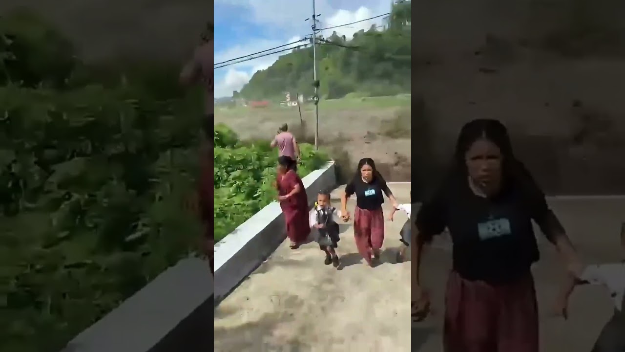 Nepal Floods: Moments Before Destructive Flood Struck Nepal | Nepal Flood Video