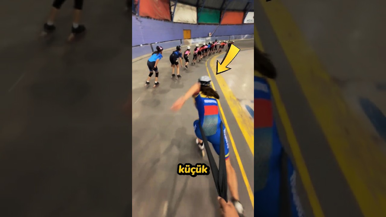 Bu Kız, Bant Bırakıldığında Saatte 50 KM Hıza Ulaştı! 🛼💨