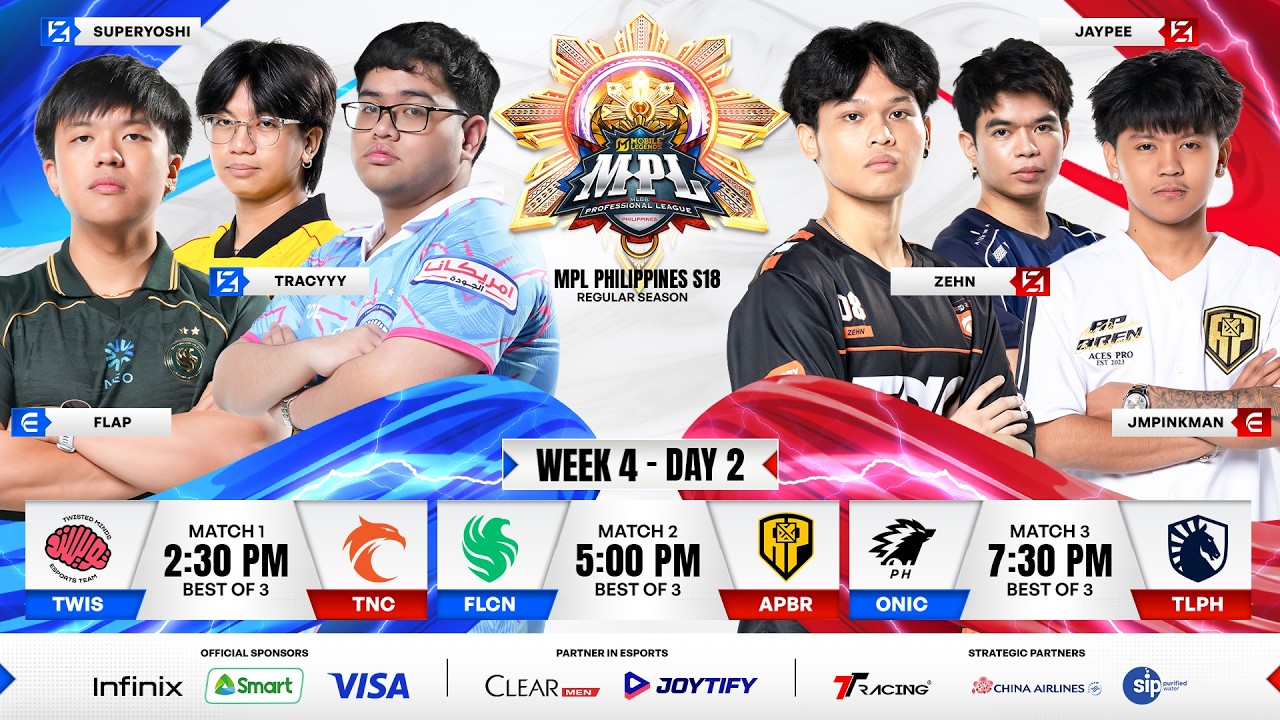 🔴 LIVE | MPL PH S18 | FILIPINO - Week 4 Day 2