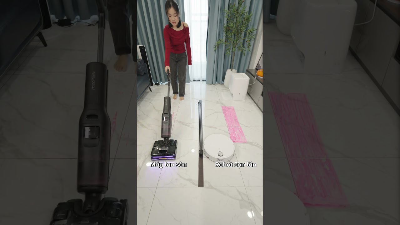 Robot hút bụi lau nhà Roborock Qrevo Edge 2 Flow | So sánh với máy lau sàn