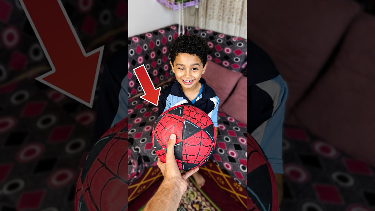 رسمت عالكورة واتصدمت من رد فعله اول ما شافها 🤯🔥