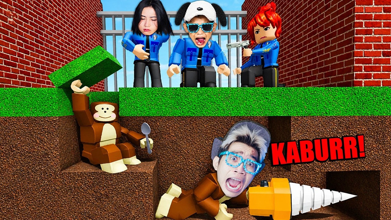 GILA!!! Jadi Monyet Kabur dari Kebun Binatang di Escape the Zoo ROBLOX 🙊🙊🙊