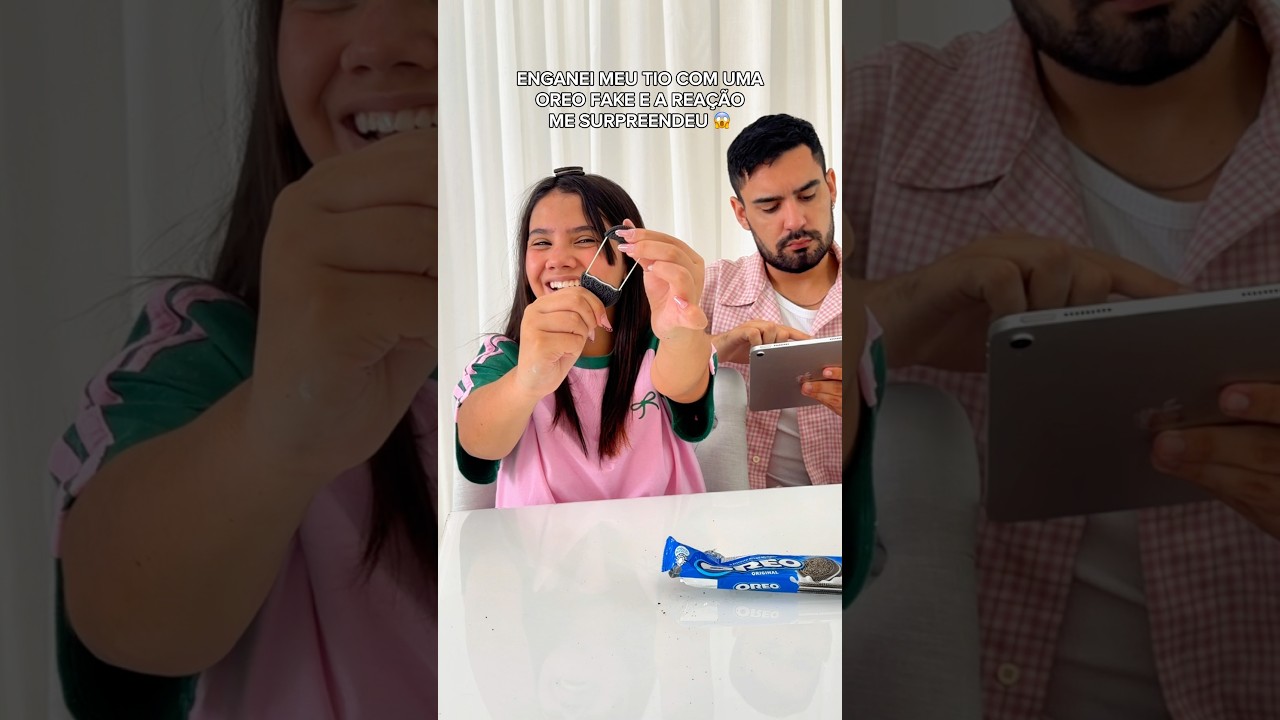 FIQUEI SEM SABER COMO MINHA SOBRINHA FEZ ISSO!!! kkkk #sobrinha #reação