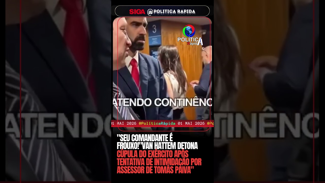 🚨 O EXÉRCITO SOB ATAQUE! 💥 MARCEL VAN HATTEM NÃO RECUA, CHAMA COMANDANTE DE "FROUXO" E ...