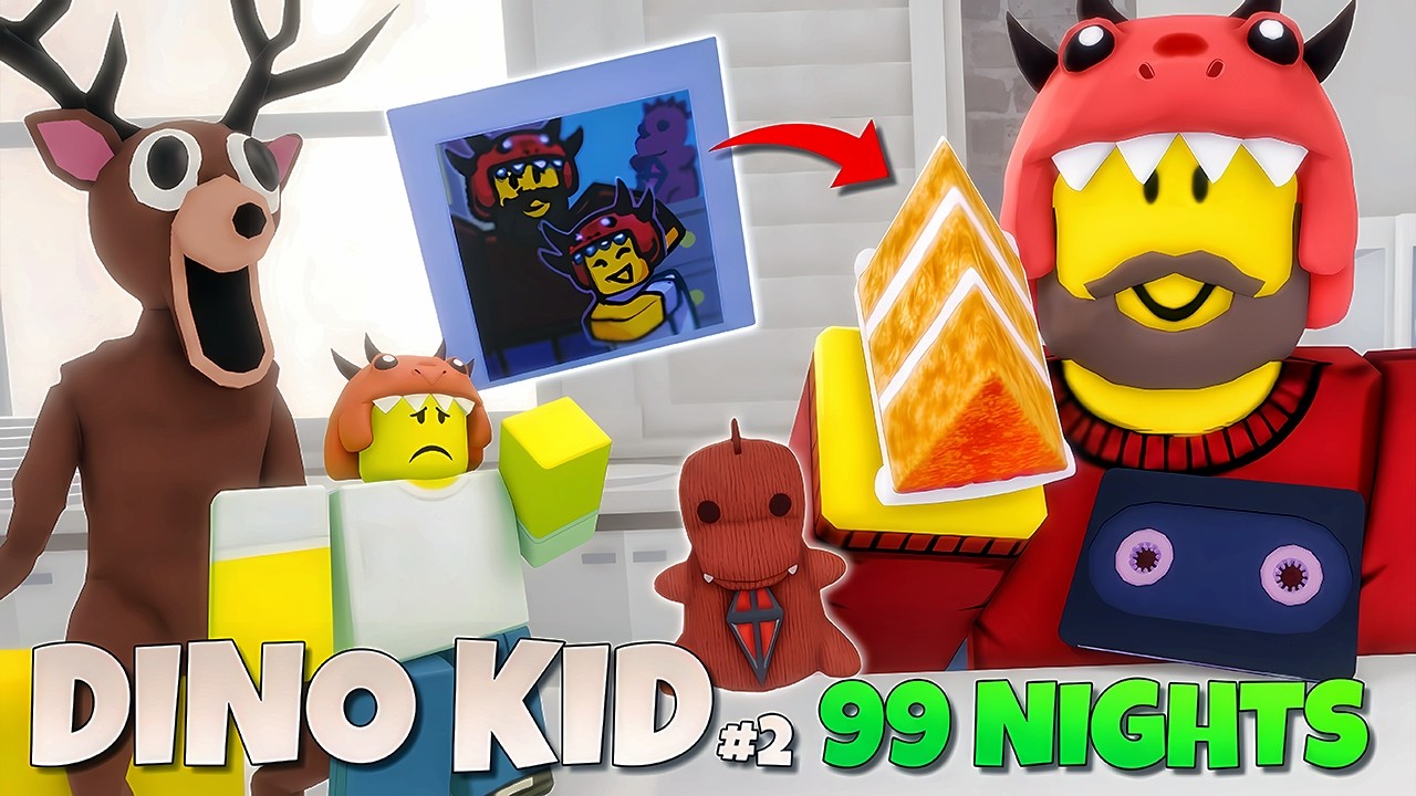 WHAT!! Semua Cutscene DINO KID Lore & Rahasia Penjara Rusa? 🦖🚪🦌 | 99 Nights in the Forest Indonesia