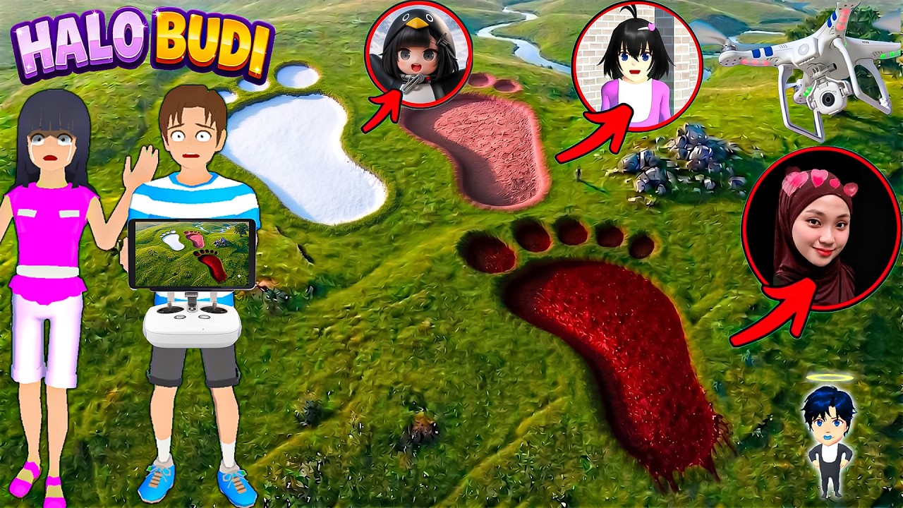 Yuta Mio Panik! Drone Menangkap BABY CELINE, JULE EXE, GUGUGAGA RAKSASA Mengerikan Di Kota Sakura 😱