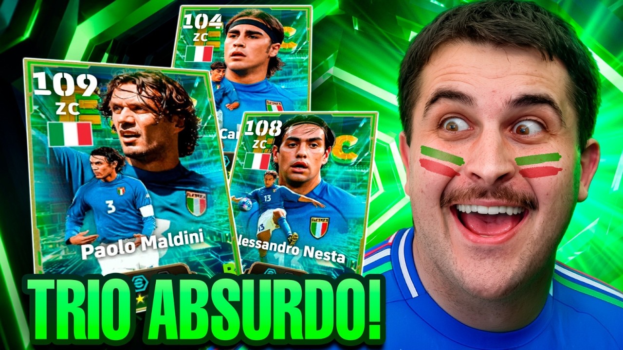 ABRI A NOVA BOX DO TRIO DE ZAGA INSANA DA ITÁLIA NO EFOOTBALL!!