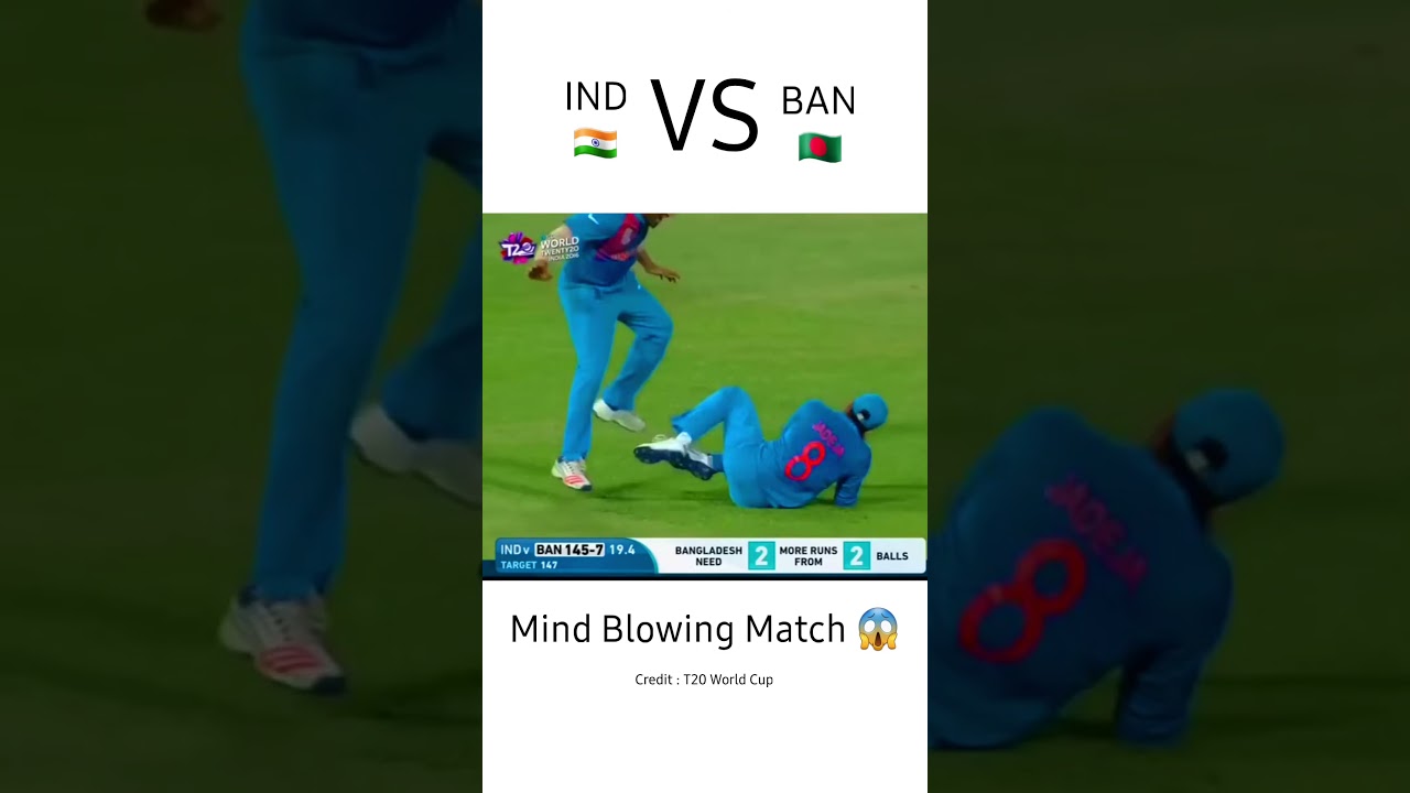 IND vs BAN Mind Blowing Last Over  🥶 #india #bangladesh #t20worldcup