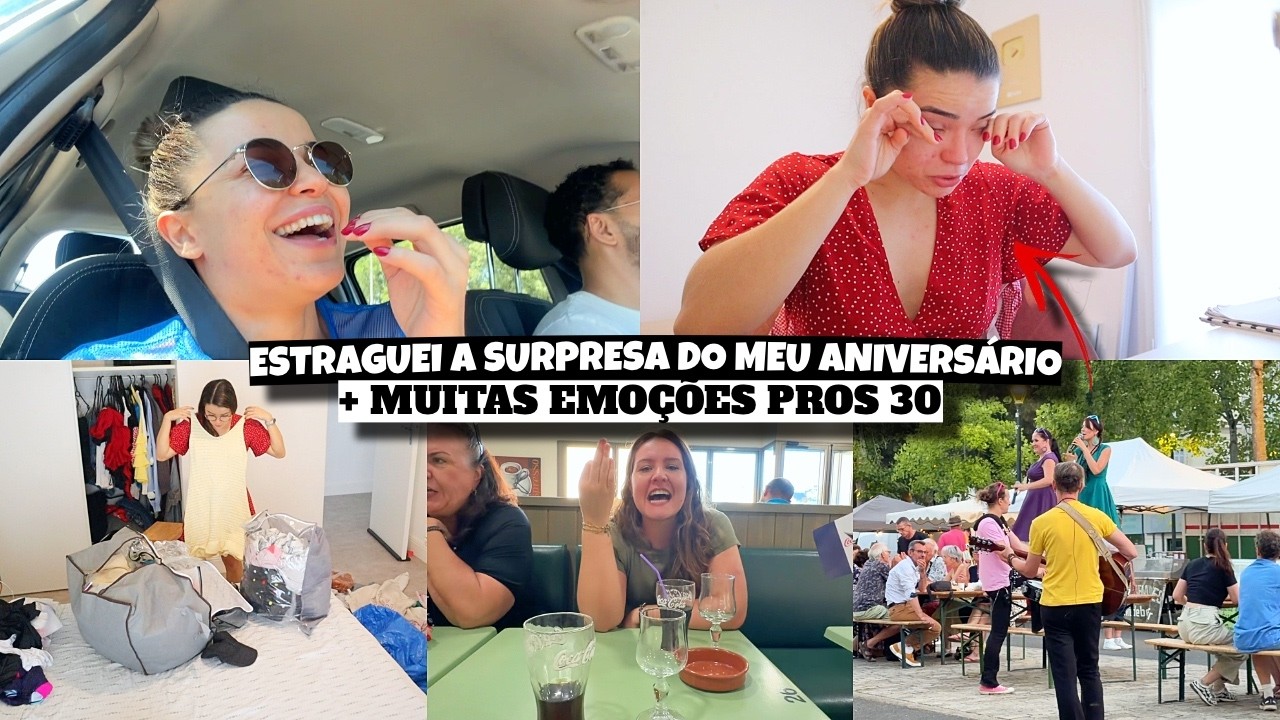 ESTRAGUEI A SURPRESA, MUITAS EMOÇÕES PROS 30 ANOS, SEPARANDO AS ROUPAS e muito mais ❤️ - Bruna Paula
