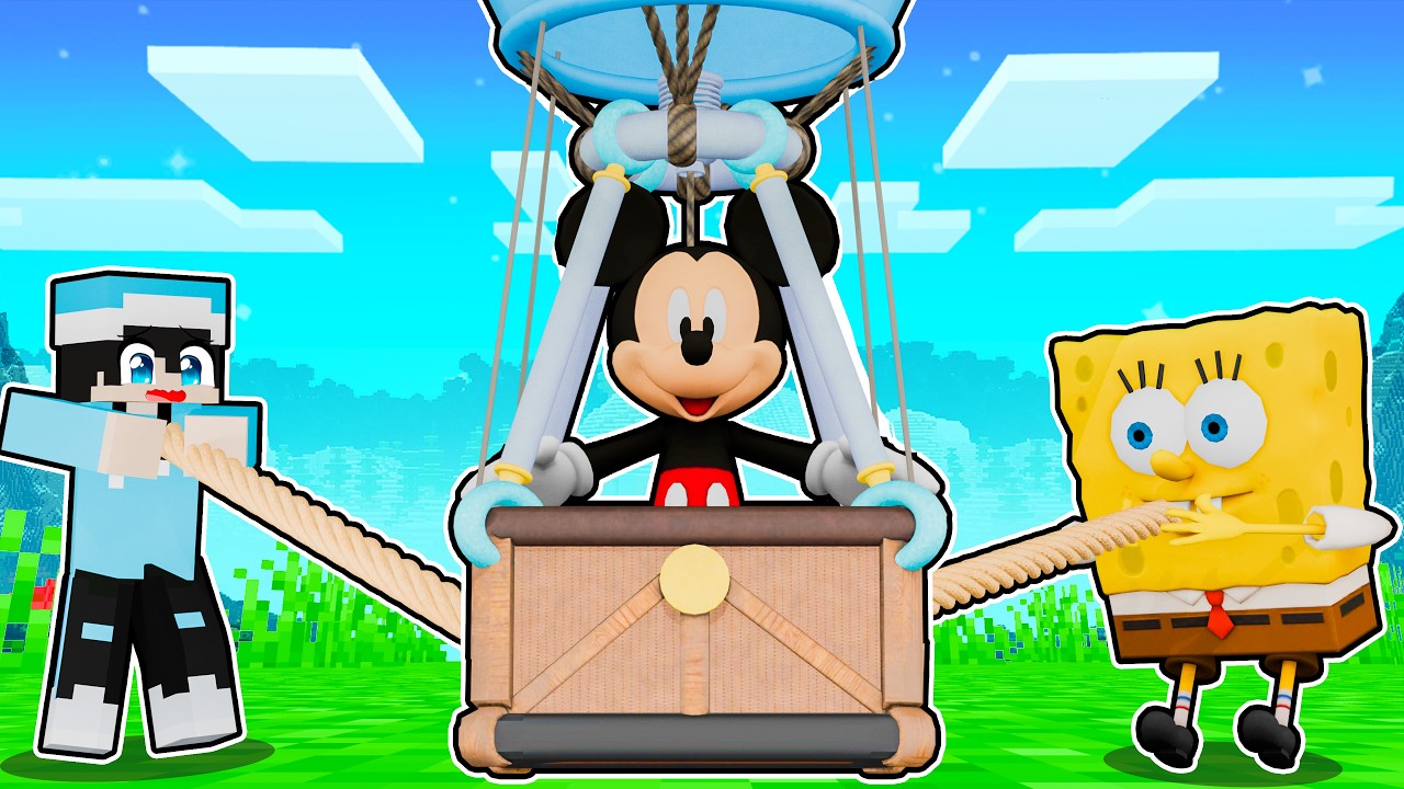 ماين كرافت لكن صديقي يريد يسافر للغيوم !!؟ ☁️🤯