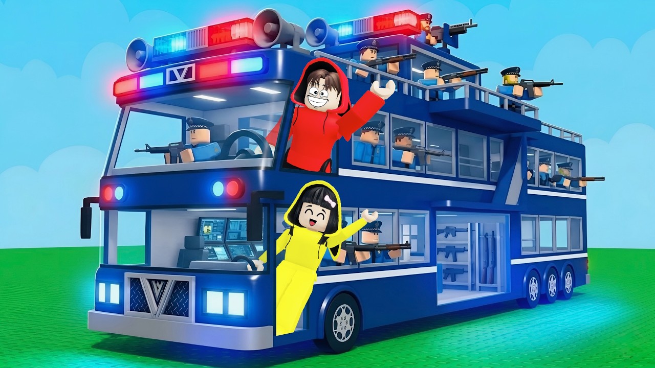 Yuta, Mio Dan Baby Celine Jadi Polisi Untuk Menangkap Semua Yang Jah4t || ROBLOX