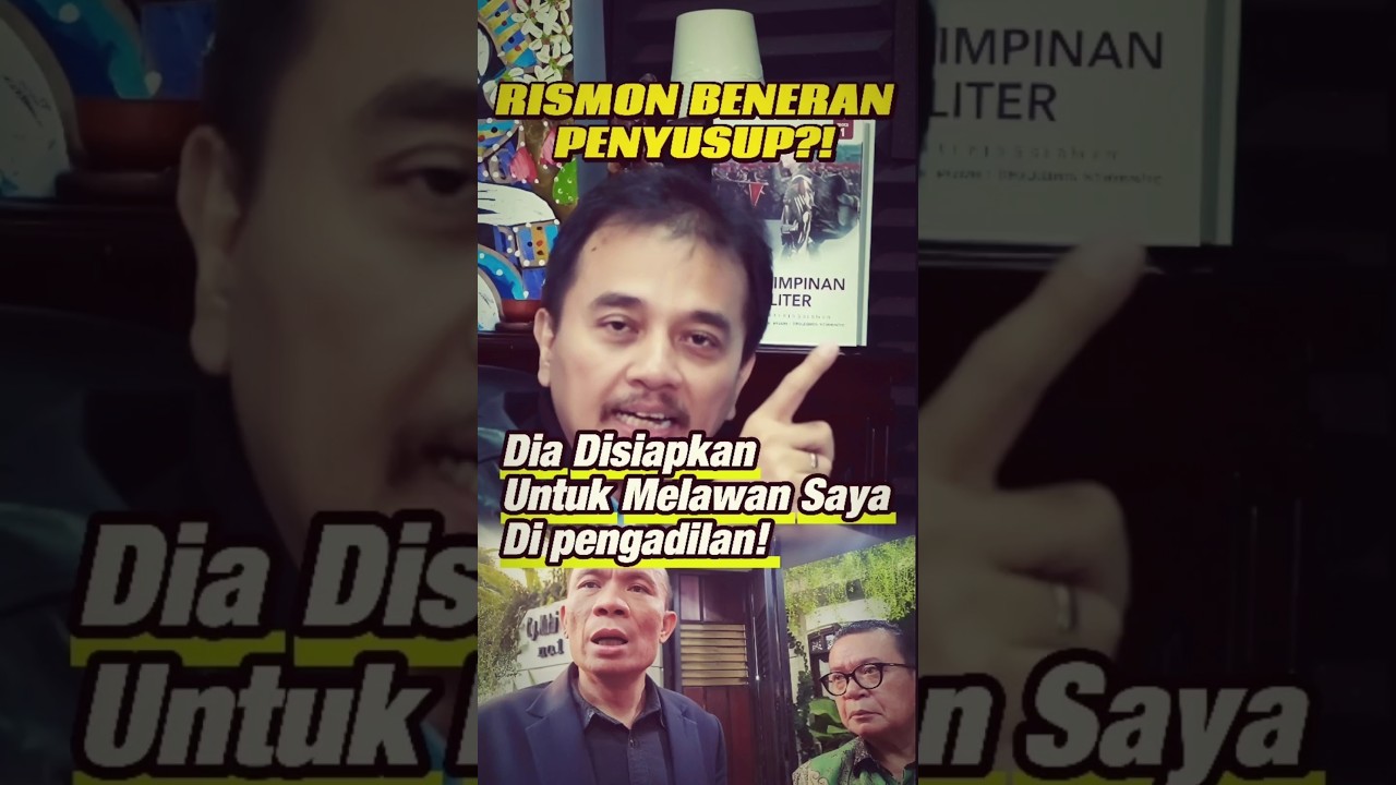 😱 PENGKHIANATAN TERBESAR? Rismon Jadi Saksi Kunci Penjarakan Roy Suryo! #shorts #roysuryo #rismon