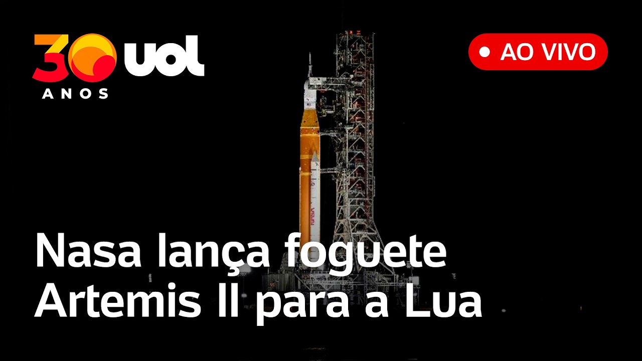 Artemis II ao vivo: Transmissão oficial da NASA do lançamento da missão tripulada à Lua