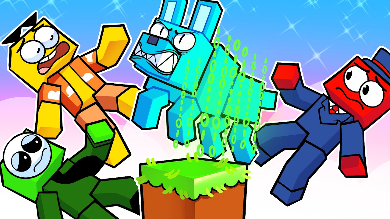 Usei Hack Para Trolar Meus Amigos no Um bloco! 👾