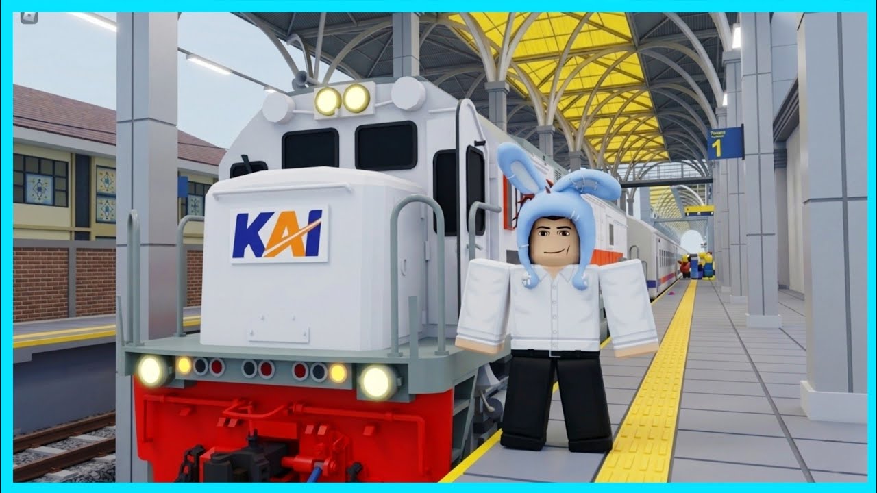 MIPAN & ZUZUZU Bekerja Menjadi Masinis Kereta Api Indonesia! ROBLOX