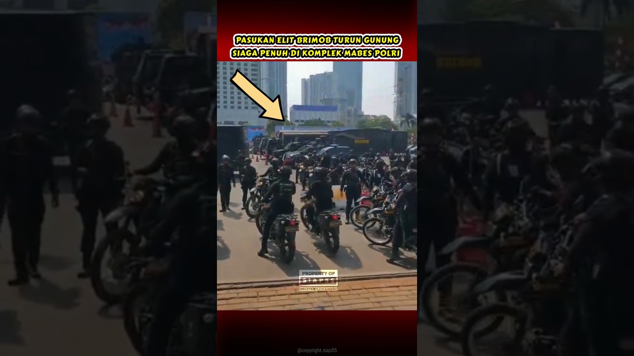 SEMAKIN MEMANAS BRIMOB JAGA KETAT MABES POLRI #beritaterkini #news #jaksaagung