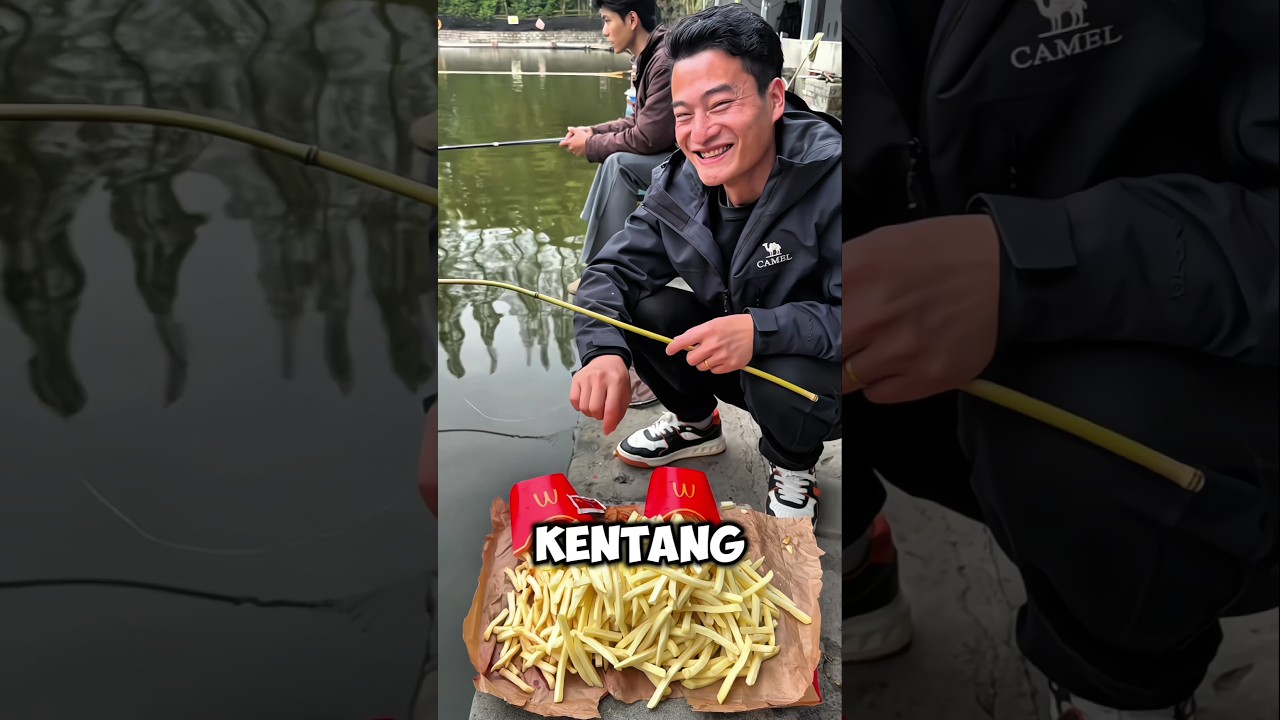 mereka mancing pake umpan kentang MCD😂 #shortviral
