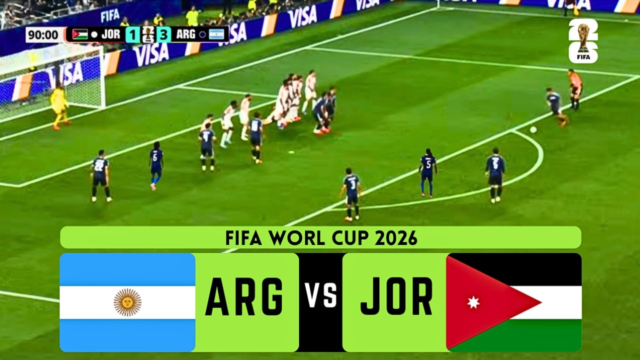 June 28, 2026 | Argentina v Jordan | FIFA World Cup 2026 | Group Football Match | FC26 Gameplay