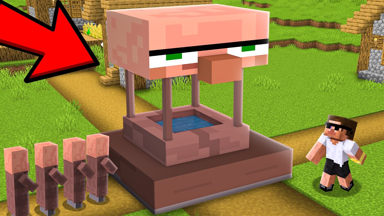 Doorbin Become Wishing Well in Minecraft..