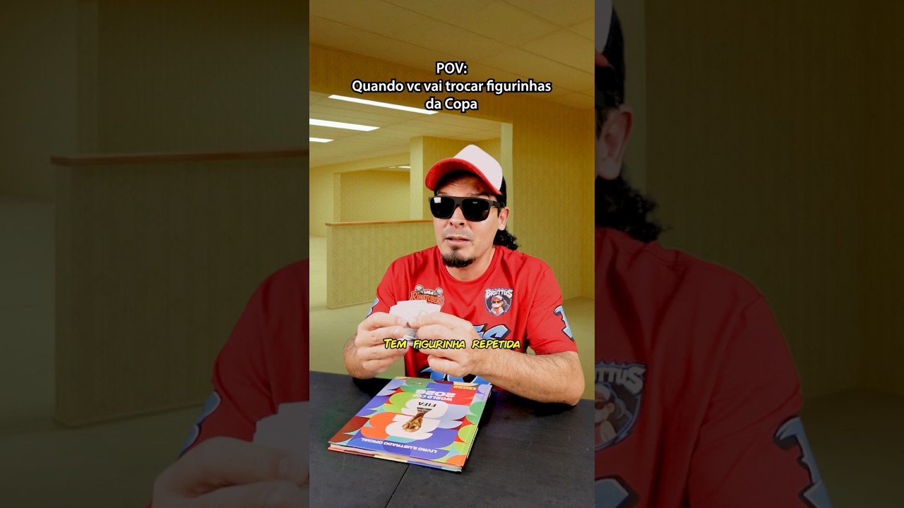 Quando vc vai trocar figurinhas do álbum da copa