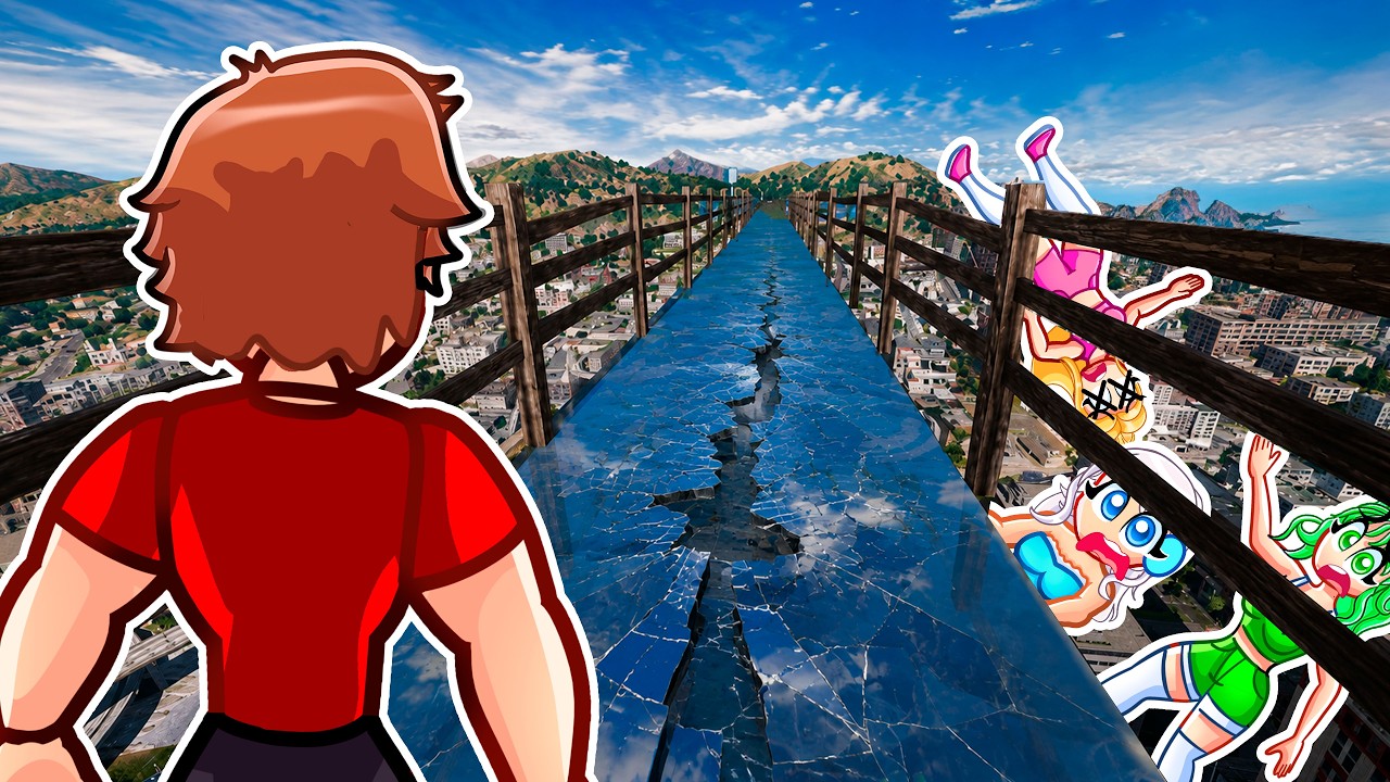 Do NOT Walk the GLASS BRIDGE in GTA 5... - Published by TechyCrew