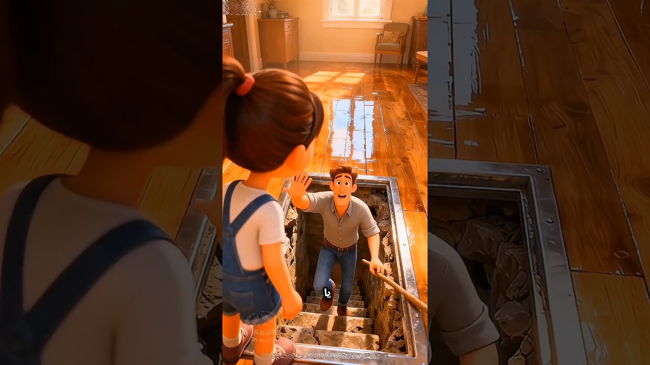 القبو المخيف طلع مليان شوكولاتة! 😲🍫 #shorts #arbic #funny