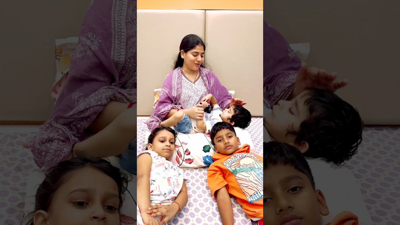 Akhir mumma ki god me kaun soya 🤔😱