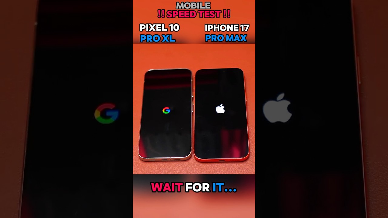 ⚡😱 IPHONE 17 PRO MAX VS PIXEL 10 PRO XL  SPEED TEST!!