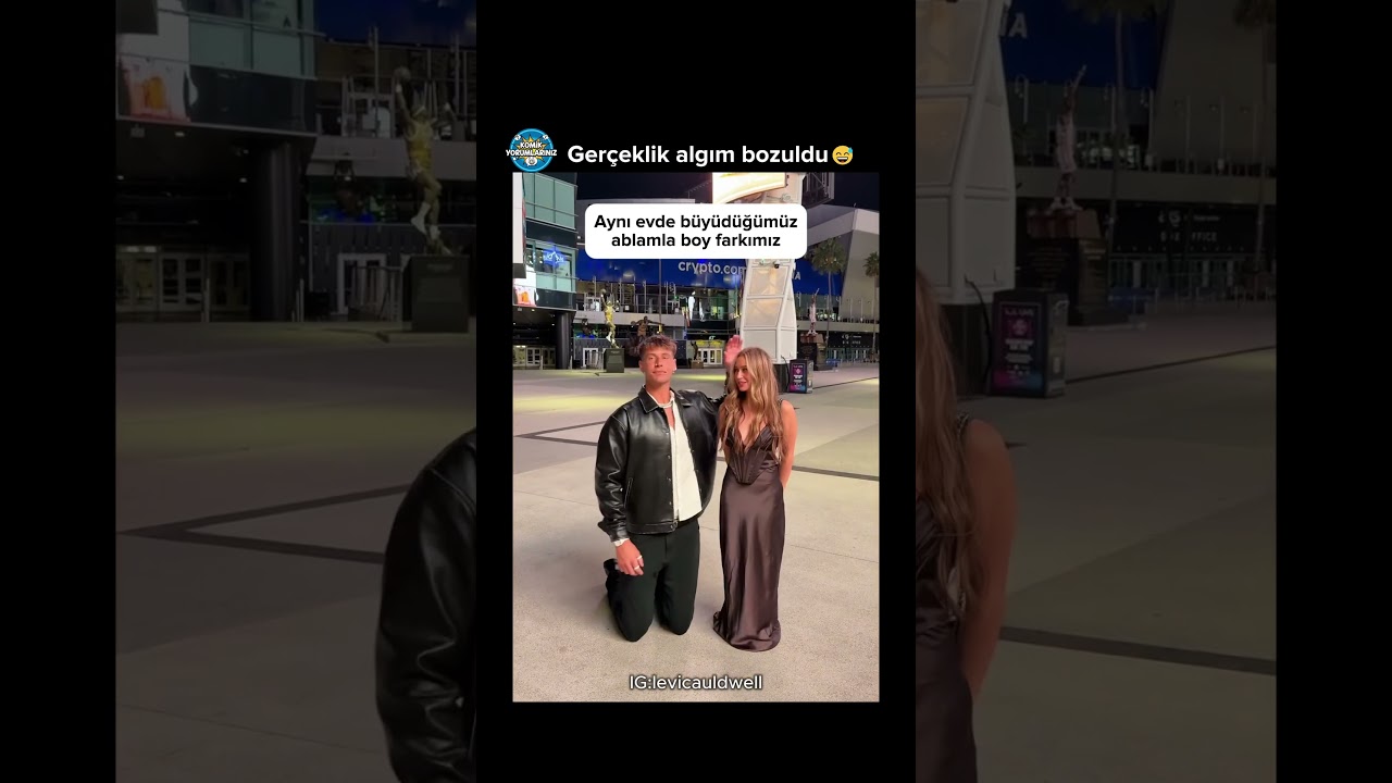 İdeal boy farkı 😅 Gerçeklik algım bozuldu